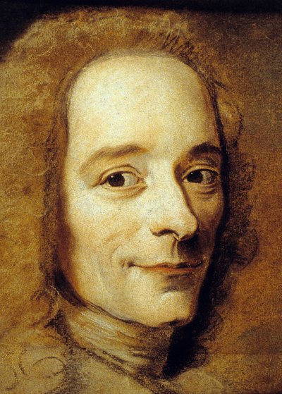Francois Marie Arouet aka Voltaire (pastell på papper) av Maurice Quentin de La Tour