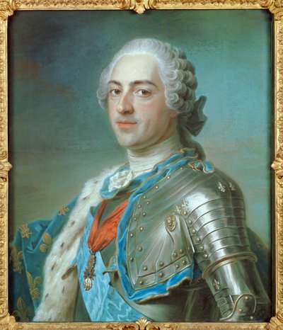 Louis XV ... av Maurice-Quentin de La Tour