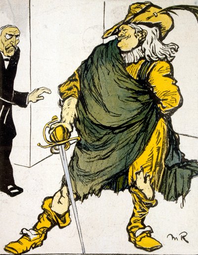 Karikatyr i Smörtallriken av Maurice Radiguet