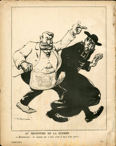 Smörtallriken, nummer 188, satirisk i färg av Maurice Radiguet