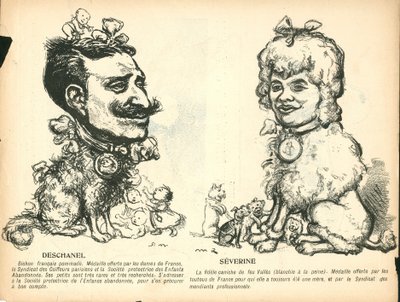 Smörtallriken, nummer 191, Satirisk i färger av Maurice Radiguet
