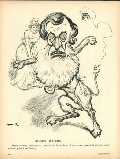 Smörtallriken, nummer 191, satirisk i färg av Maurice Radiguet