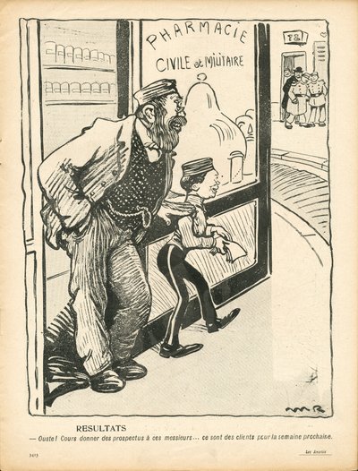 Smörtallriken, nummer 207, satirisk i färg av Maurice Radiguet