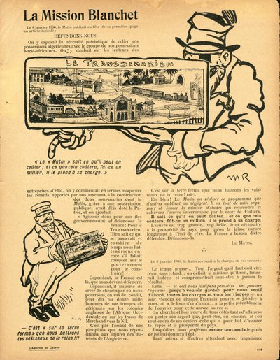 Smörtallriken, nummer 353, satirisk i färg av Maurice Radiguet