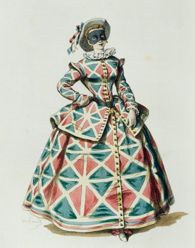 Arlecchina, av Maurice Sand (1823-1889) av Maurice Sand