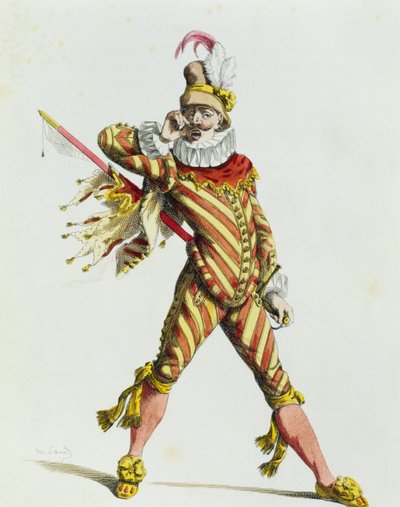 Capitan Spaventa 1577, av Maurice Sand (1823-1889) av Maurice Sand