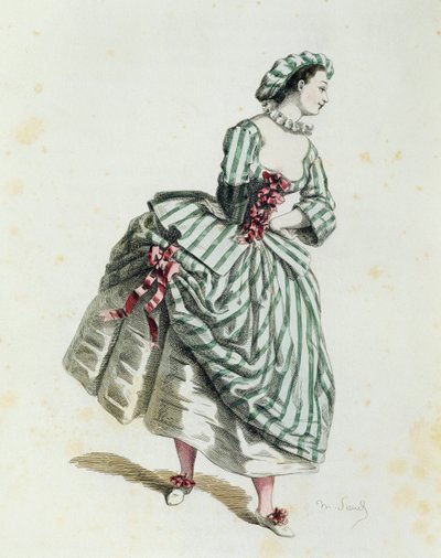 Corallina 1744, av Maurice Sand (1823-1889) av Maurice Sand