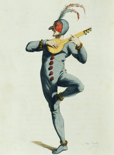 Coviello 1550, av Maurice Sand (1823-1889) av Maurice Sand