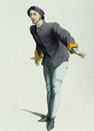 Ruzzante 1525, av Maurice Sand (1823-1889) av Maurice Sand