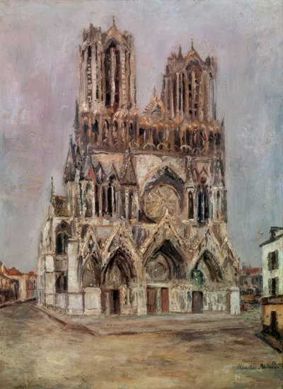 Die Kathedrale zu Reims von Maurice Utrillo