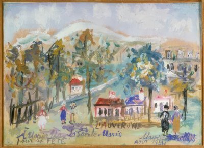 Auvergne, La Sainte-Marie av Maurice Utrillo