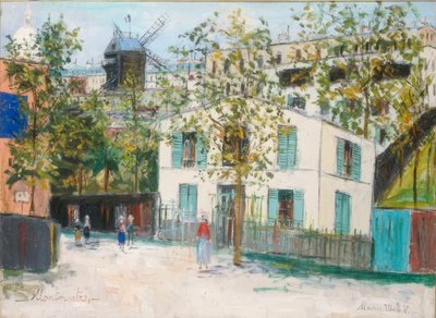 Le Maquis de Montmartre von Maurice Utrillo