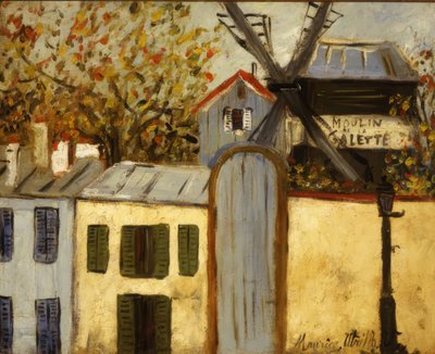 Moulin de la Galette von Maurice Utrillo