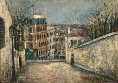 Rue Du Mont-Cenis in Montmartre von Maurice Utrillo