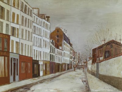 Rue des Poissonniers von Maurice Utrillo
