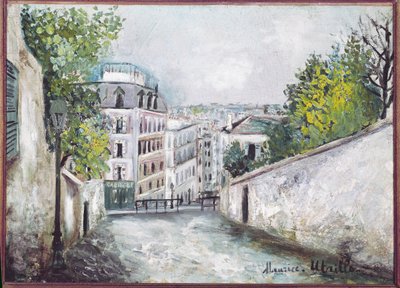 Rue du Mont-Cenis, Montmartre von Maurice Utrillo