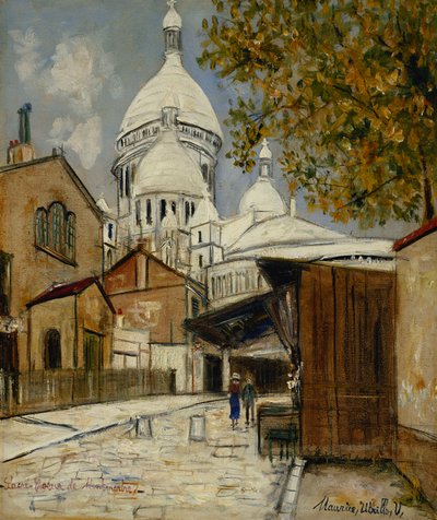 Sacre-Coeur i Montmartre av Maurice Utrillo