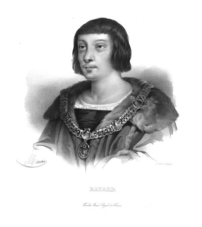 Pierre Terrail från Bayard, c1820-talet. av Maurin