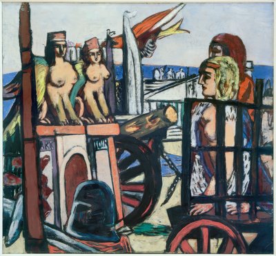 Avlägsnande av sfinxerna av Max Beckmann