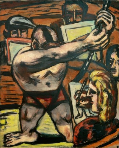 Akademie II av Max Beckmann