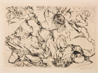 Överfall av Max Beckmann