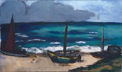 Närmar sig åskväder vid havet av Max Beckmann