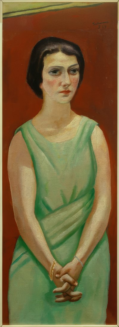 Porträtt Elsebt Götz av Max Beckmann