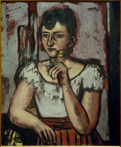 Porträtt av Euretta Rathbone av Max Beckmann