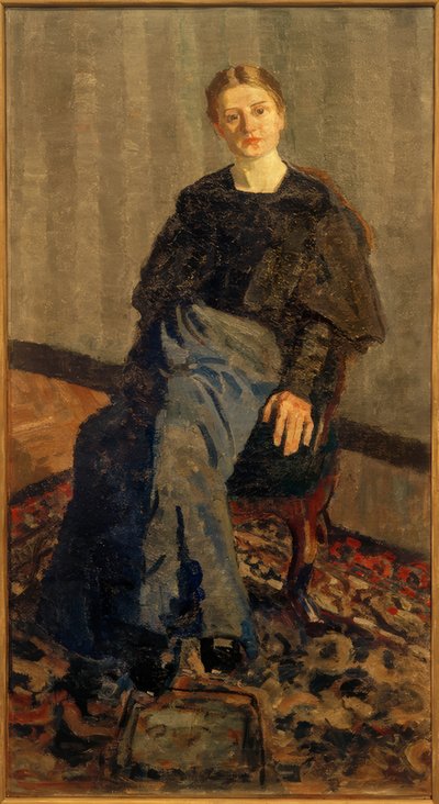 Bildnis Minna Tube av Max Beckmann