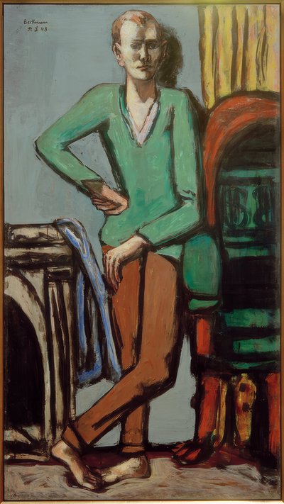 Porträtt av Walter Barker av Max Beckmann