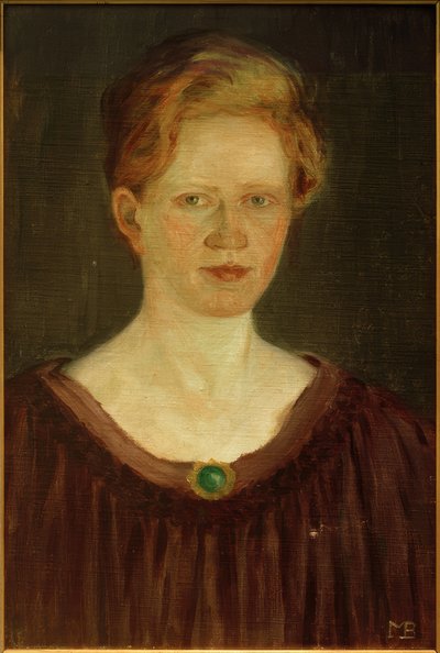 Porträtt av systern av Max Beckmann