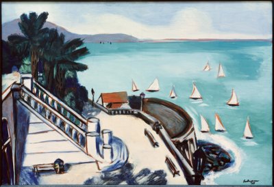 Utsikt från terrassen i Monte Carlo av Max Beckmann