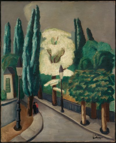 Blommande akacia av Max Beckmann