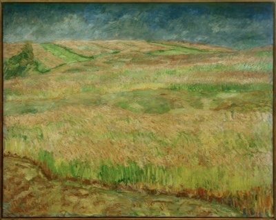 Blommande spannmålslandskap av Max Beckmann
