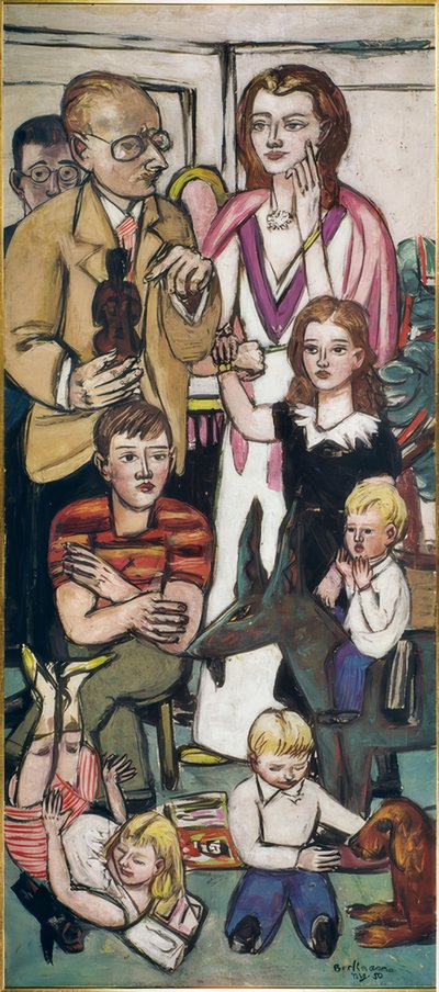 Familjen Die Hope av Max Beckmann