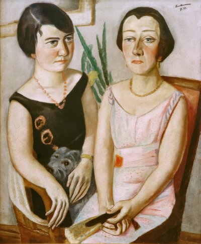 Dubbelporträtt av Max Beckmann