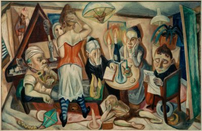 Familjebild av Max Beckmann