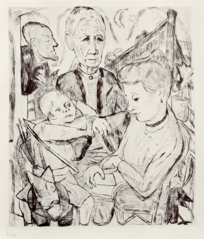 Familjens scen av Max Beckmann