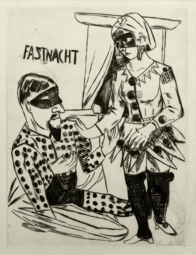 Mardi Gras av Max Beckmann
