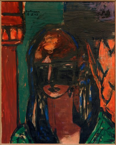 Kvinna med mask av Max Beckmann
