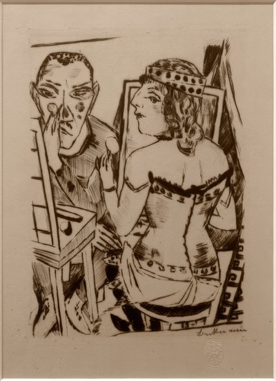 Gaderobe av Max Beckmann