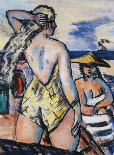 Flickor vid havet av Max Beckmann
