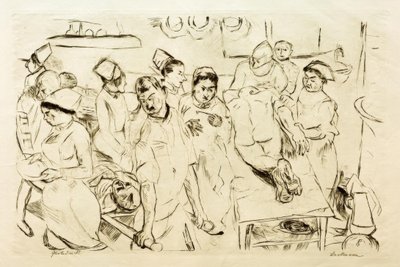 Stor operation av Max Beckmann