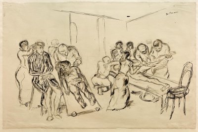 Stor operationssal av Max Beckmann