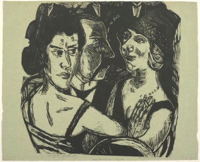 Gruppporträtt, Eden Bar av Max Beckmann