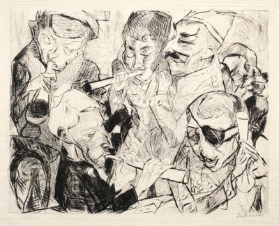 Gott nytt år 1917 av Max Beckmann