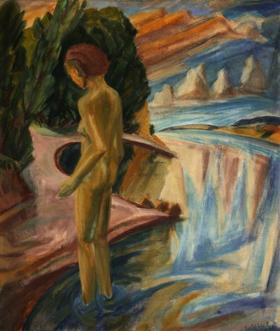 Höskörd; Heuernte av Max Beckmann