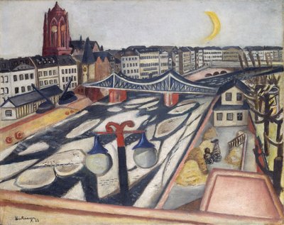 Is på floden av Max Beckmann