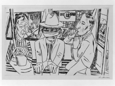 I spårvagnen av Max Beckmann