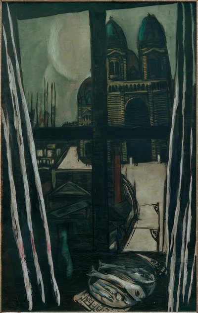 Kyrka i Marseille av Max Beckmann